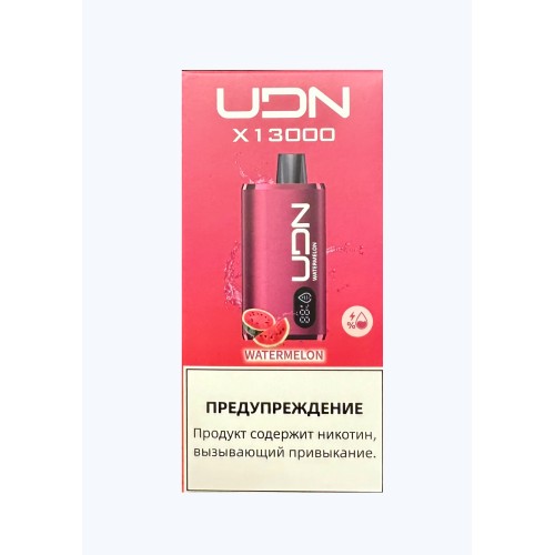 Электронная сигарета UDN BAR X 13000 Арбуз
